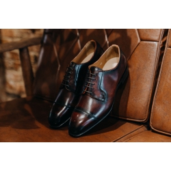 Captoe Derby - Patina Dark Brown 0